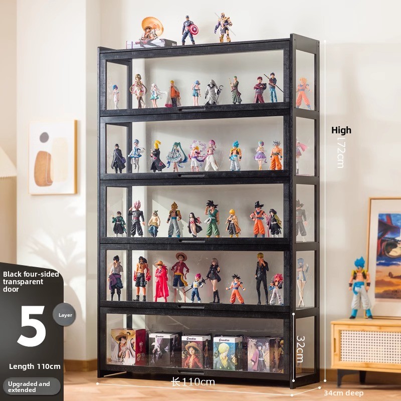 Room Divider Bamboo - Grande Vetrina Espositiva per Lego, Figurine