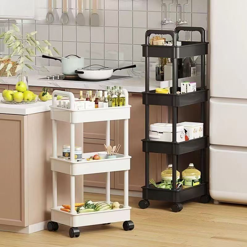 Book Cart Rolling - Carrello portaoggetti multifunzionale da cucina Scaffale