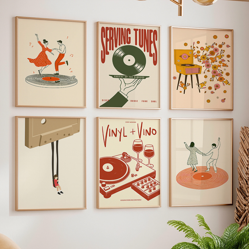 Office Furniture Direct - Poster su Tela Vintage con Tema