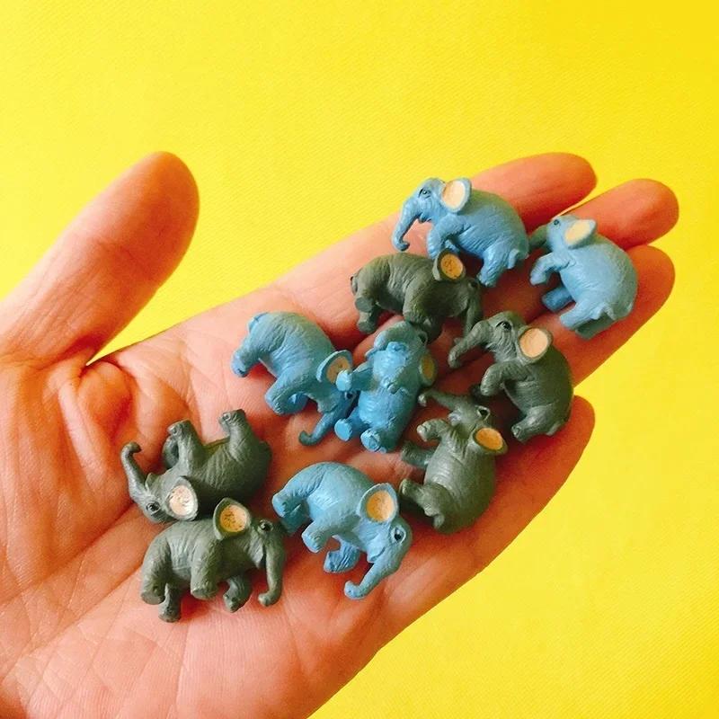 Office Furniture Hon - 5 pezzi/set miniature animali elefanti carino