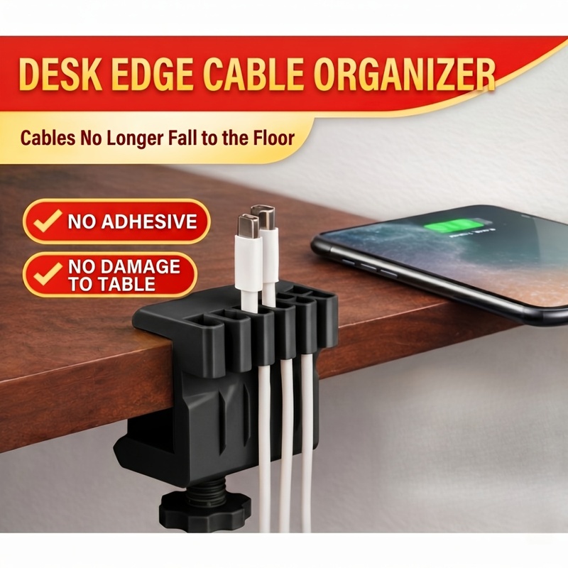 Office Furniture Direct - 3 clip organizer per cavi da