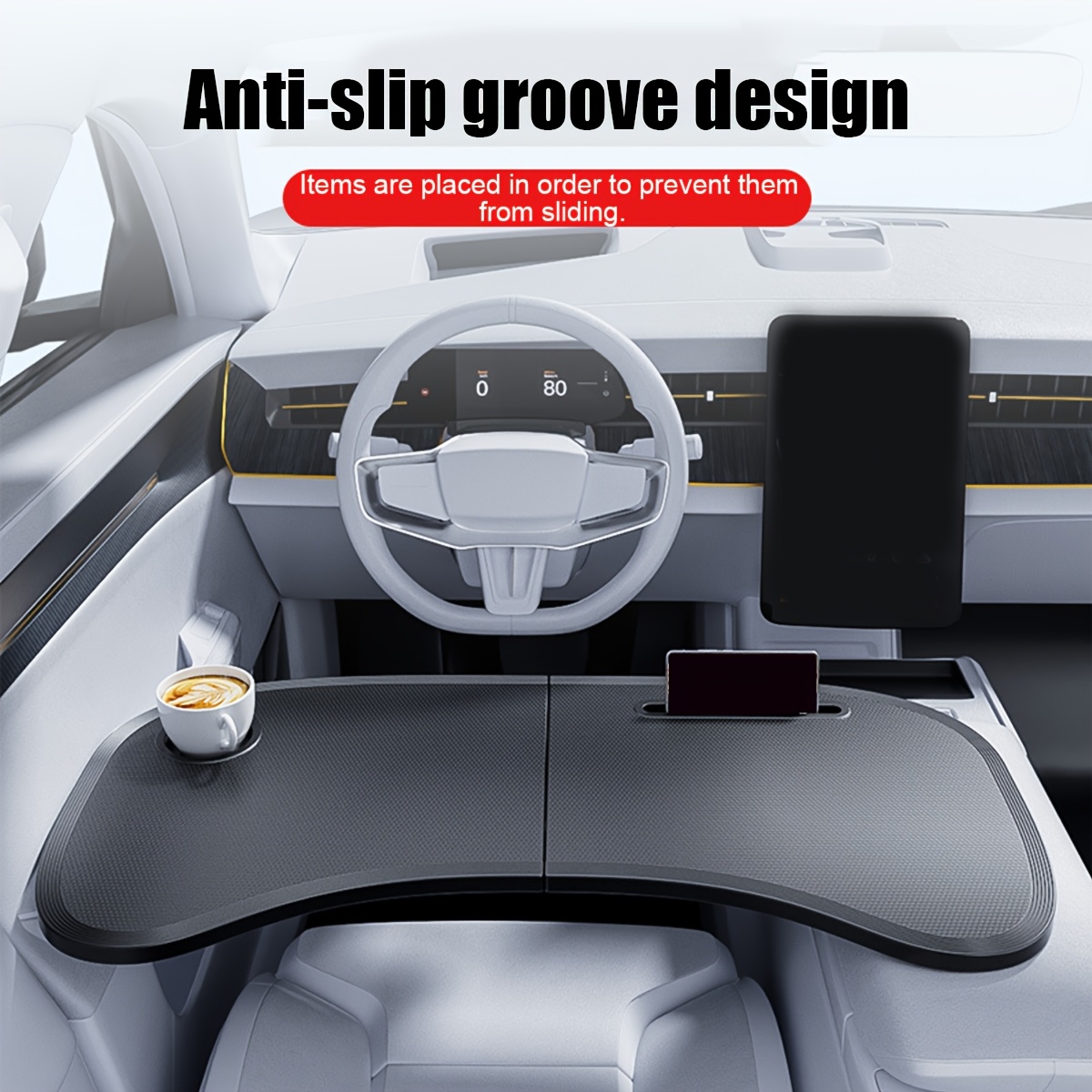 Office Furniture Direct - 1 Pezzo Tavolino Pieghevole da Auto
