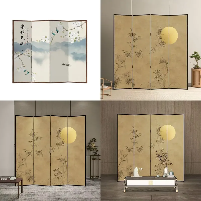 Room Divider Bamboo - Nuovo Divisorio in Bambù Cinese, Paravento