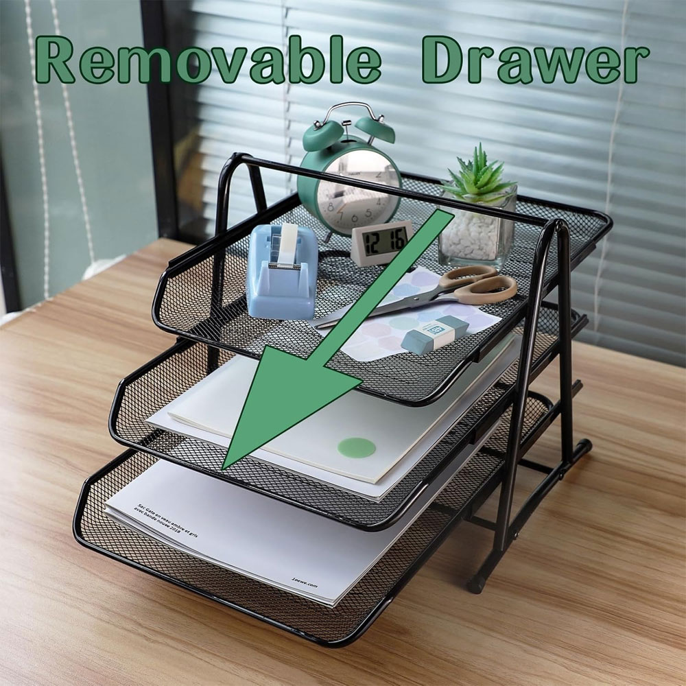 Organizzatore da scrivania a t - Desktop Filing Tray recensione e prezzo