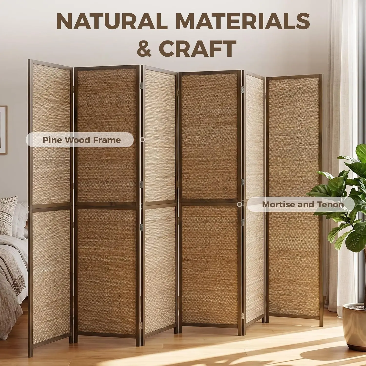 Divisorio per Ambienti da 6 Pi - Room Divider Bamboo recensione e prezzo
