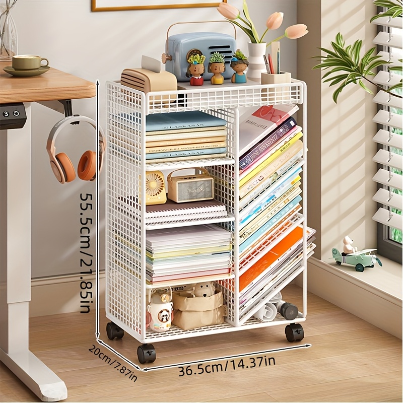 Carrello per libri con rotelle - Book Cart Rolling recensione e prezzo